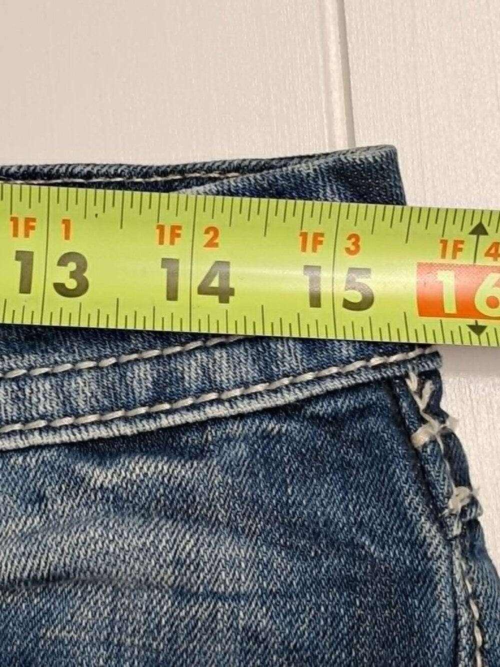 Miss Me Shorts Size 28 Low Rise Distressed Denim Embelished Rhinestone JE8154H - Picture 9 of 15